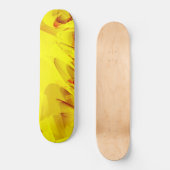 Abstracte Gele Vonk Persoonlijk Skateboard (Voorkant)