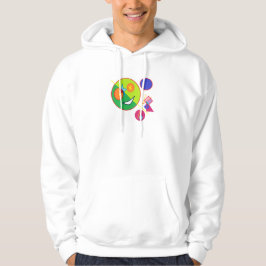 Abstracte Gelukkige Kunst Hoodie