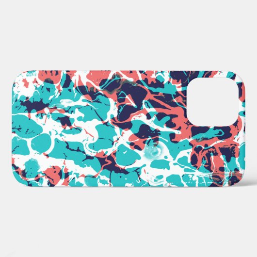 Abstracte gemarmerde papieren kunstachtergrond Case-Mate iPhone case (Achterkant (horizontaal))