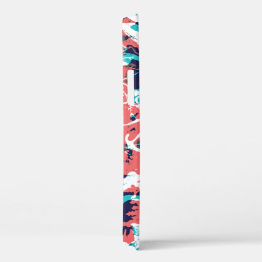 Abstracte gemarmerde papieren kunstachtergrond Case-Mate iPhone case (Achterkant / Rechts)