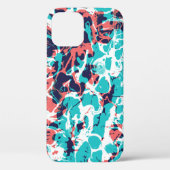 Abstracte gemarmerde papieren kunstachtergrond Case-Mate iPhone case (Achterkant)