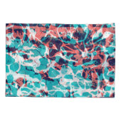 Abstracte gemarmerde papieren kunstachtergrond kussensloop (Achterkant)