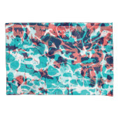 Abstracte gemarmerde papieren kunstachtergrond kussensloop (Voorkant)