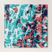 Abstracte gemarmerde papieren kunstachtergrond legpuzzel (Horizontaal)