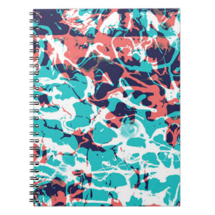 Abstracte gemarmerde papieren kunstachtergrond notitieboek