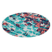 Abstracte gemarmerde papieren kunstachtergrond snijplank (Hoek)