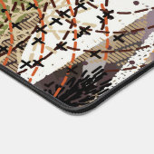 Abstracte Gemengde Media Aardse Herfstkleuren Bureaumat (Hoek)