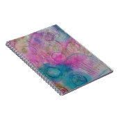 Abstracte gemengde media notitieboek (Rechterzijde)