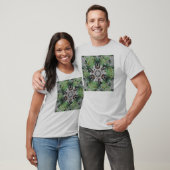 Abstracte gemengde media t-shirt (Unisex)
