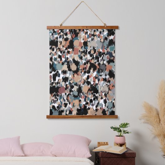 Abstracte gemottled Camo Hangend Wandkleed (Slaapkamer)