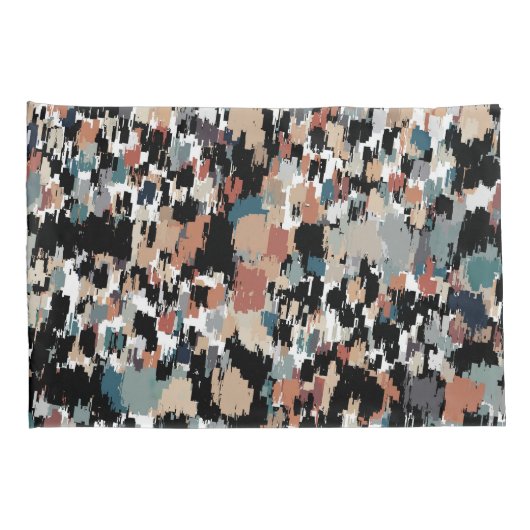 Abstracte gemottled Camo Kussensloop (Achterkant-Rechts)