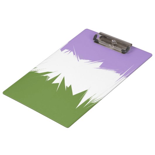 Abstracte Genderqueer Pride Flag Klembord (Gekanteld)