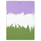 Abstracte Genderqueer Pride Flag Klembord (Achterkant)