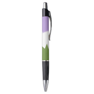 Abstracte Genderqueer Pride Flag Pen