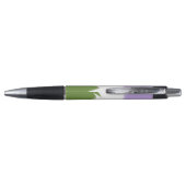 Abstracte Genderqueer Pride Flag Pen (Achterkant)