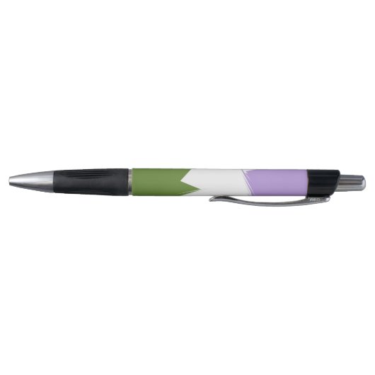 Abstracte Genderqueer Pride Flag Pen (Bodem)