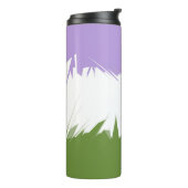 Abstracte Genderqueer Pride Flag Thermosbeker (Gedraaid links)