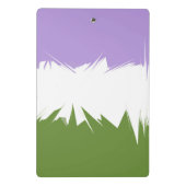 Abstracte Genderqueer Pride-vlag Mini Klembord (Achterkant)