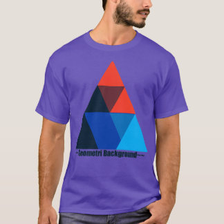 Abstracte geometri fulcolor t-shirt