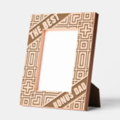 Abstracte Geometric Modern Cool De Beste Bonus Pap Gegraveerde Lijstjes (Links)