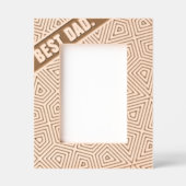 Abstracte Geometric Modern Cool Fun Custom Beste P Gegraveerde Lijstjes (Voorkant)