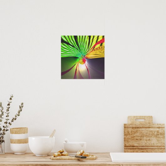 Abstracte geometrie 1.1a poster (Keuken)