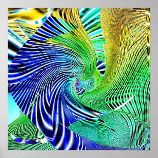 Abstracte geometrie 1.1b poster (Voorkant)