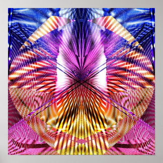 Abstracte geometrie 1.2d poster