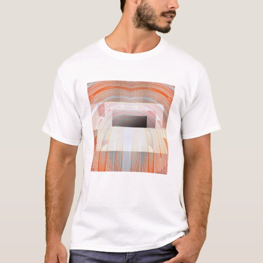 Abstracte geometrie 3.3a (shirt) t-shirt (Voorkant)