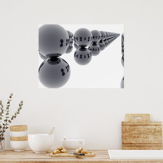 Abstracte geometrie A Poster (Keuken)