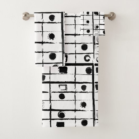 abstracte geometrie bad handdoek (Insitu)