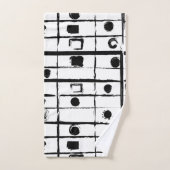 abstracte geometrie bad handdoek (Handdoek)