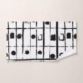 abstracte geometrie bad handdoek (Handdoek)