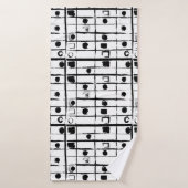 abstracte geometrie badhanddoek (Badhanddoek)