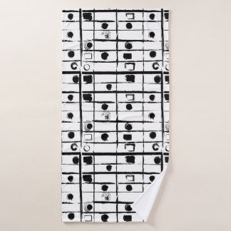 abstracte geometrie badhanddoek