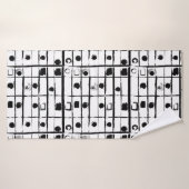 abstracte geometrie badhanddoek (Badhanddoek)