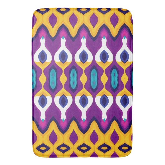 Abstracte geometrie badmat (Voorkant Verticaal)