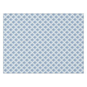 Abstracte geometrie, blauw en gebroken wit 2 tafelkleed (Voorkant (Horizontaal))