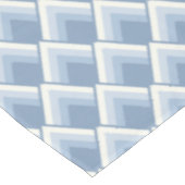Abstracte geometrie, blauw en gebroken wit 2 tafelkleed (Gekanteld)