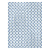 Abstracte geometrie, blauw en gebroken wit 2 tafelkleed (Voorkant)
