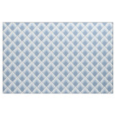 Abstracte geometrie, blauw en gebroken wit stof (Yard (91,4 cm))