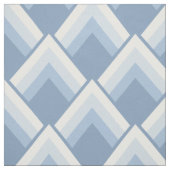Abstracte geometrie, blauw en gebroken wit stof (Swatch)