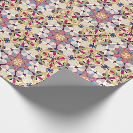 Abstracte geometrie cadeaupapier (Hoek)