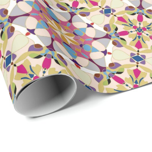 Abstracte geometrie cadeaupapier (Rol Hoek)