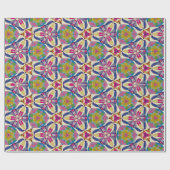 Abstracte geometrie cadeaupapier (Vlak)