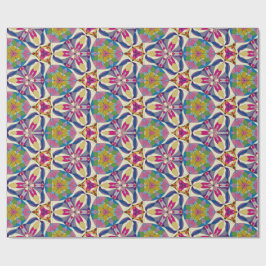 Abstracte geometrie cadeaupapier