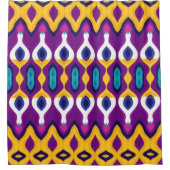 Abstracte geometrie douchegordijn (Voorkant)