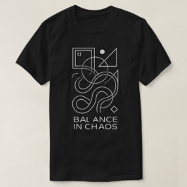 Abstracte Geometrie: Evenwicht in Chaos T-shirt