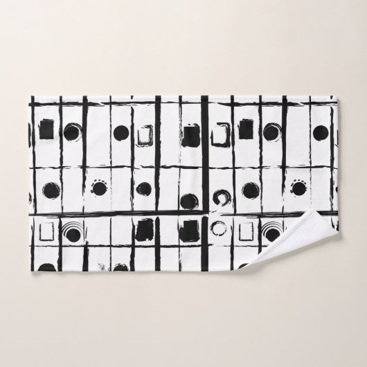 abstracte geometrie handdoek (Handdoek)