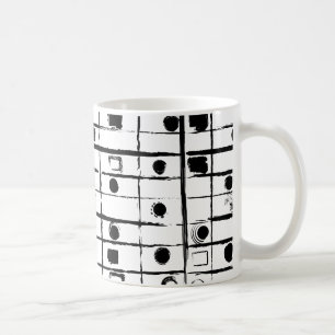 abstracte geometrie koffiemok